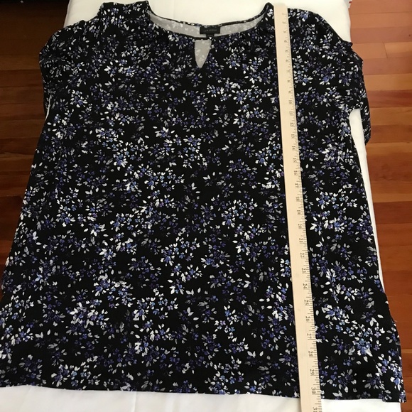 J. JILL Wearever Collection Floral Tunic Top Long Sleeve Women’s Size XL 1X - Picture 12 of 16